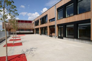 modern building site in Ile de France